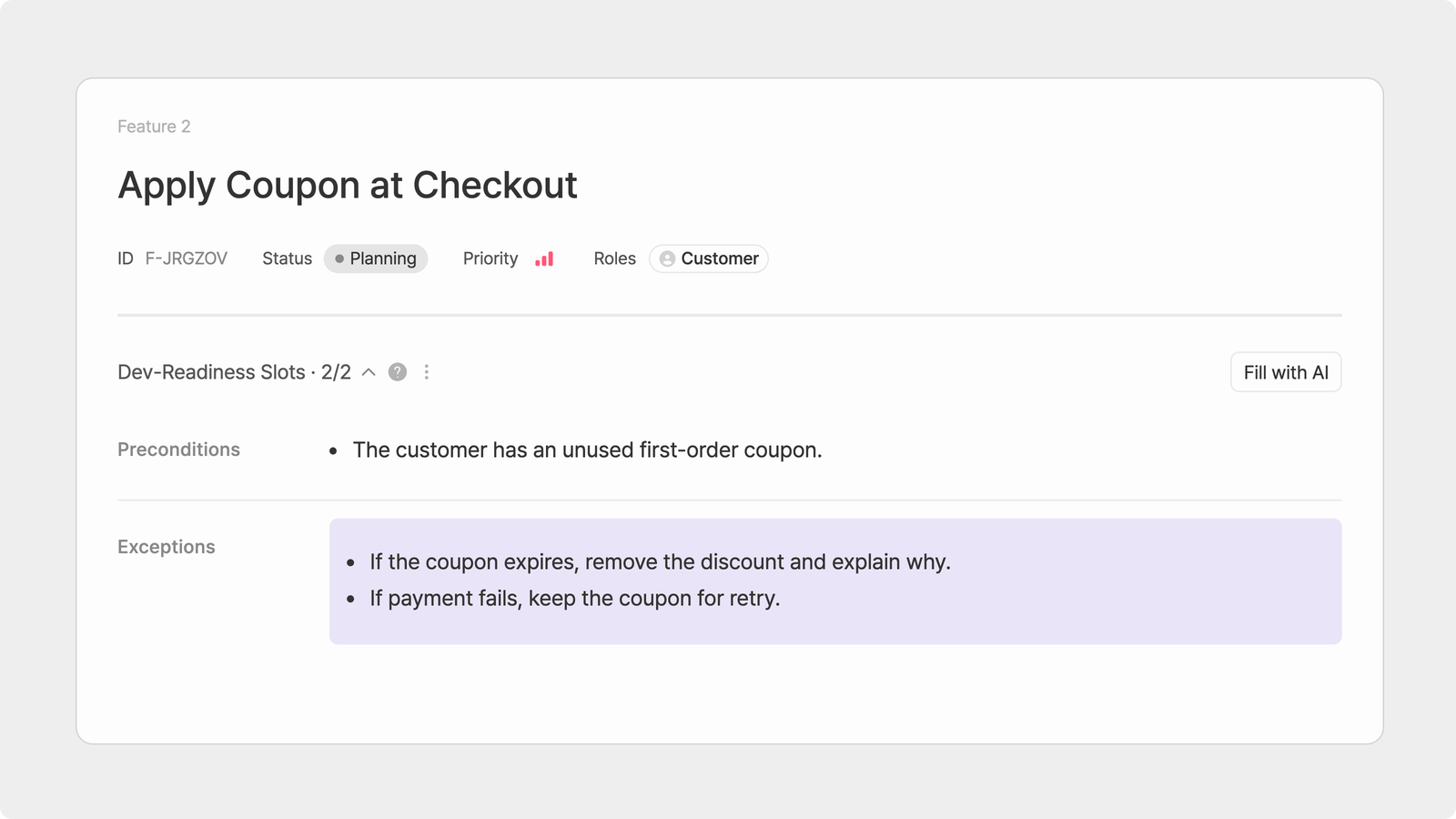 Reviewing policies, numbers, and scope in functional requirements