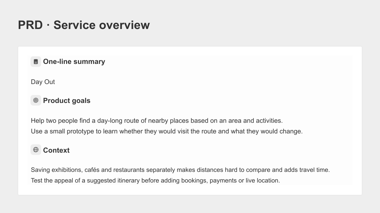 PRD Overview