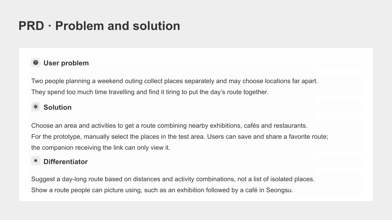 PRD Problem And Solution